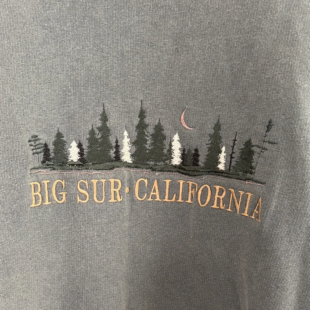 Blue 84 Forest Green embroidered  Crewneck Sweater size small